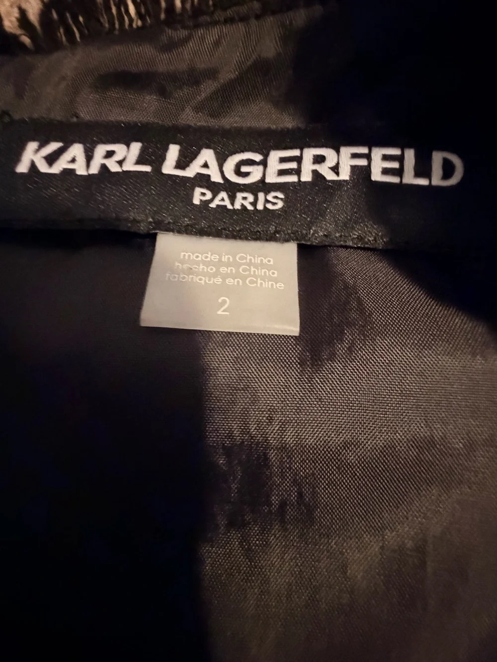 Karl Lagerfeld sleek sleeveless